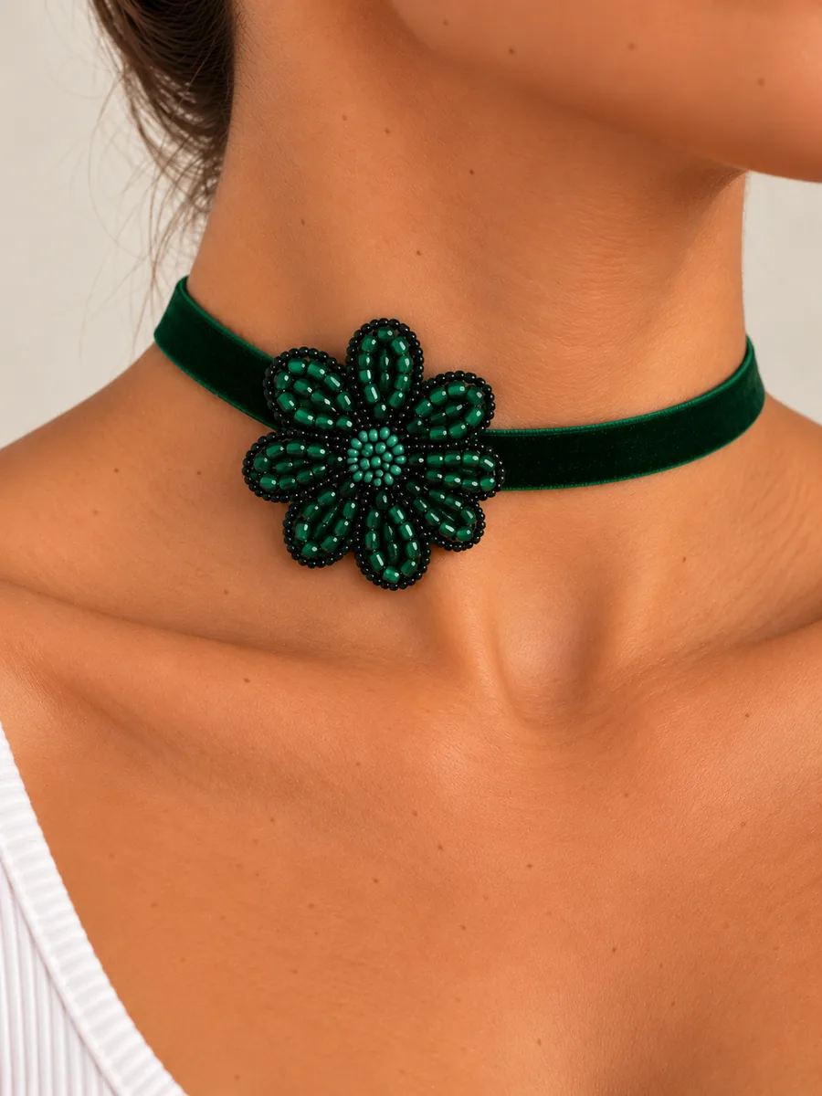 Choker Esmeralda de Ann Estacio — foto 1