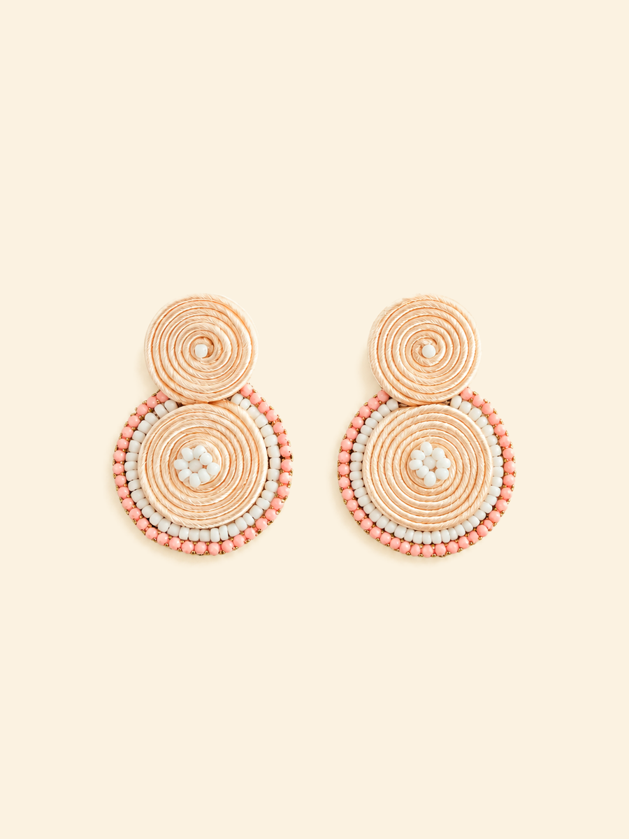 Pendientes Caracola en rosa de Ann Estacio — foto 1