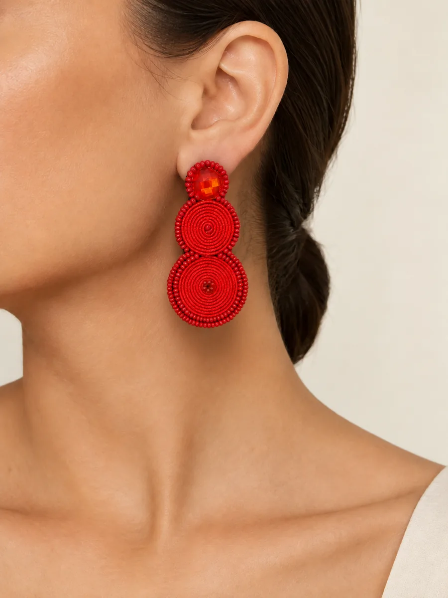 Pendientes Geranio de Ann Estacio — foto 3