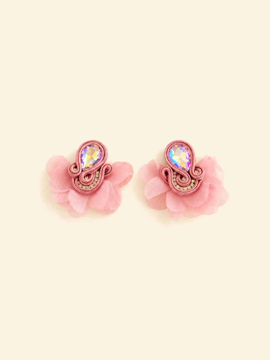 Pendientes Sakura en rosa de Ann Estacio — foto 1